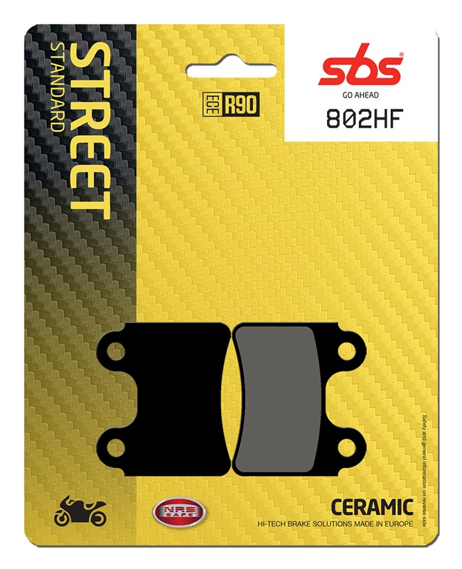 SBS brake pads KH303 street standart ceramic colour black BETA,GAS-GAS,SHERCO trial front (802HF)
